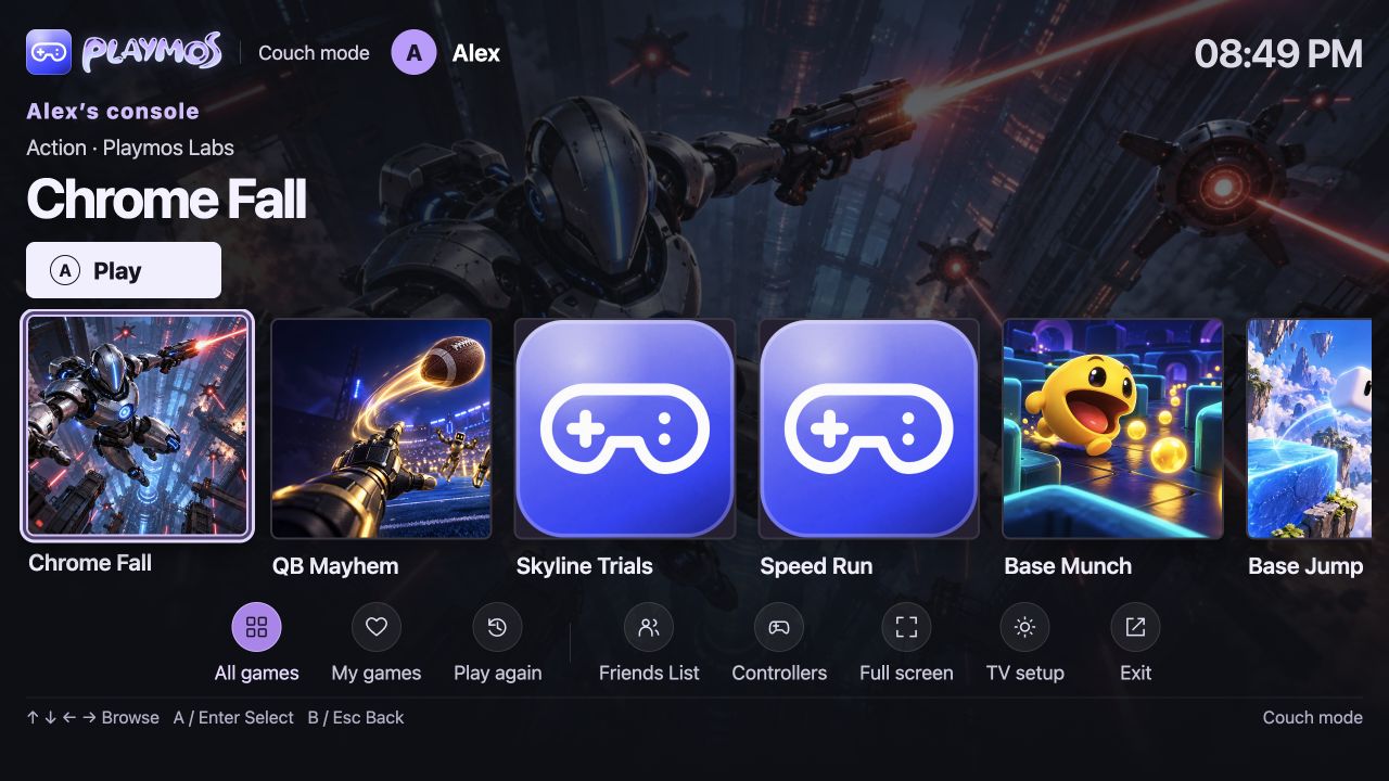 Your connected TV puts games first
