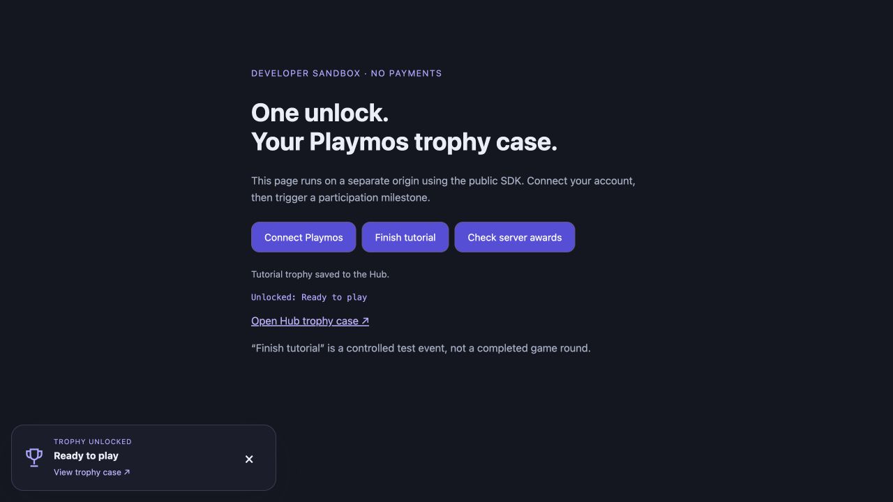 An unlock outside the Hub